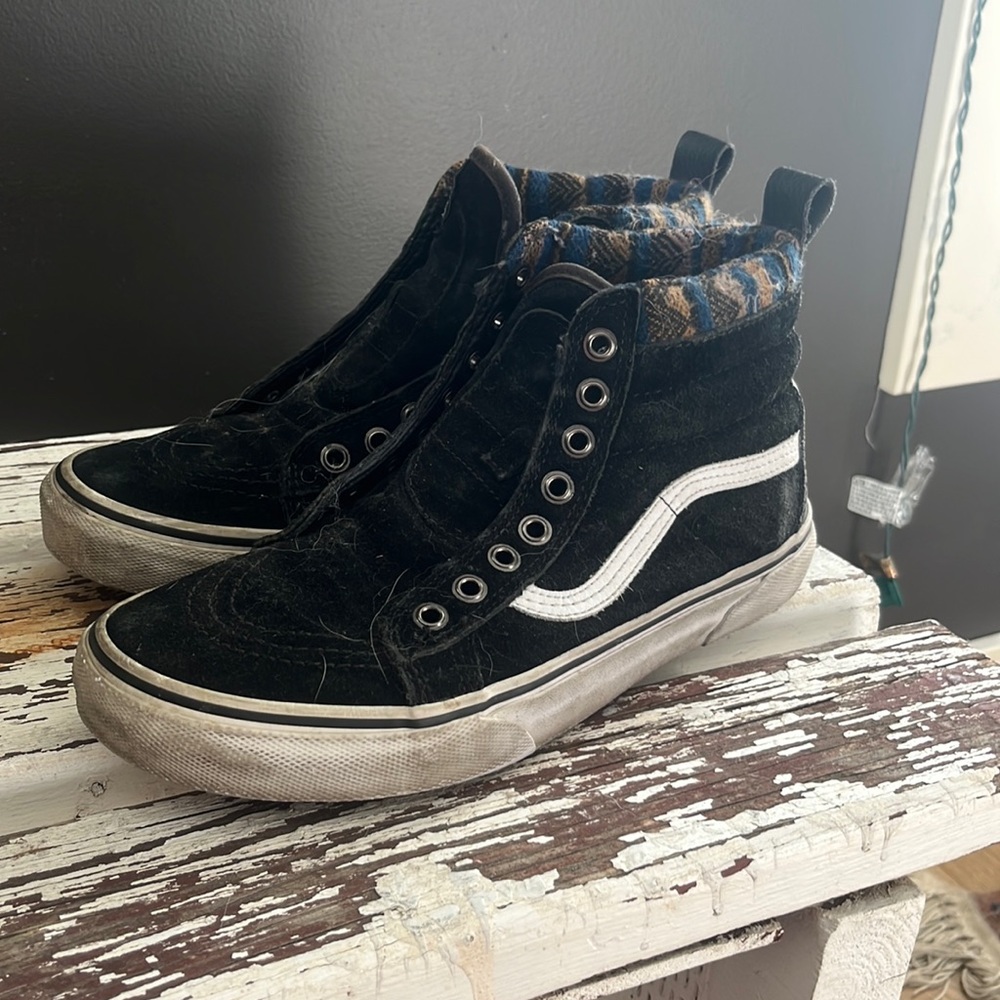 High Top Quilted Vans - Rare!